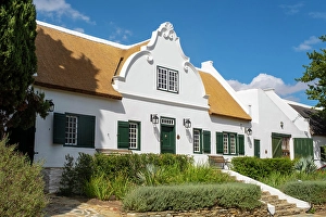 Cape Dutch Prints: Cape Dutch style house, Tulbagh, Western Cape, South Africa