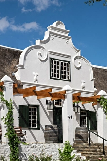 Western Cape Prints: Cape Dutch style house, Tulbagh, Western Cape, South Africa