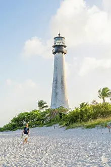 Miami Dade County Prints: Cape Florida Lighthouse, Bill Baggs Cape Florida State Park