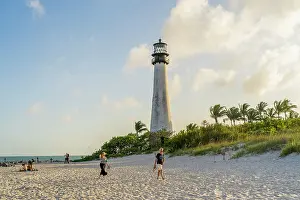 Miami Dade County Prints: Cape Florida Lighthouse, Bill Baggs Cape Florida State Park