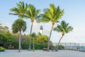 Miami Dade County Prints: Cape Florida Lighthouse, Bill Baggs Cape Florida State Park