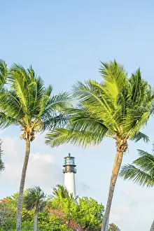 Miami Dade County Prints: Cape Florida Lighthouse, Bill Baggs Cape Florida State Park