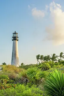 Miami Dade County Prints: Cape Florida Lighthouse, Bill Baggs Cape Florida State Park