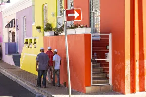 Images Dated 6th January 2016: Cape Malay men, Bo Kaap, Muslim Malay Quarter, Cape Town, Western Cape, South Africa