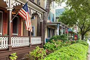 Images Dated 8th August 2022: Cape May is Americas first seaside resort. It has the largest collection of Victorian Architecure