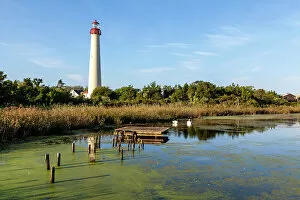 Images Dated 8th August 2022: Cape May Lighthouse, Cape May Point State Park, New Jersey, USA