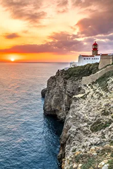 Cape St. Vincent or Cabo de Sao Vicente, Vila do Bispo, Algarve, Portugal