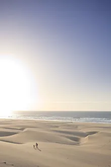 Cape Verde, Boavista, Chaves Beach (Praia de Chaves), sand dunes