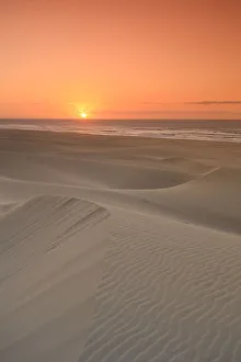 Cape Verde, Boavista, Chaves Beach (Praia de Chaves), sand dunes