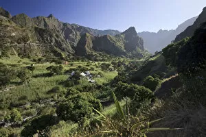 Images Dated 4th May 2010: Cape Verde, Santo Antao, Ribeira do Paul (Paul Valley)
