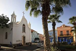 Images Dated 4th May 2010: Cape Verde, Sao Vicente, Mindelo, Colonial Architecture