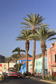 Cape Verde, Sao Vicente, Mindelo, Colonial Architecture on the Waterfront