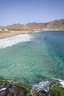 Sao Vicente Prints: Cape Verde, Sao Vicente, San Pedro Beach