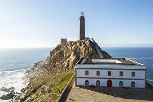 Images Dated 6th January 2016: Cape Vilan Lighthouse, Costa Morte, La Coruna Province, Galicia, Spain