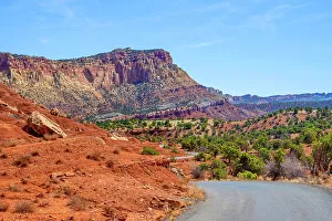 Scenic Road Prints: Capitol Reef National Park Scenic Road, Utah, USA