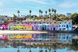 Amusement Prints: Capitola Village by the Beach Capitola California United States of America, USA