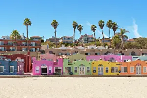 Amusement Prints: Capitola Village by the Beach Capitola California United States of America, USA