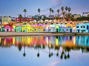 Southwestern Prints: Capitola Village by the Beach Capitola, California, USA