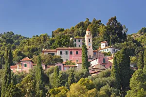 Riviera Di Ponente Prints: Capo Mortola, Italian Riviera, Riviera dei Fiori, Province of Imperia, Liguria, Italy