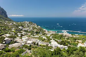 Marina Grande Prints: Capri town and Marina Grande, Capri island