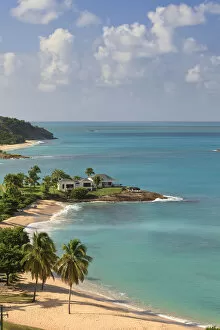 Images Dated 30th July 2012: Caribbean, Antigua and Barbuda, Hawksbill Beach and resort
