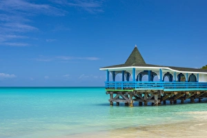 Caribbean, Antigua, Dickinson Bay, Dickinson Bay Beach, Warri Pier Restaurant