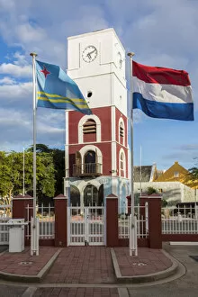 Oranjestad Gallery: Caribbean, Aruba, Oranjestad, The tower of Fort Zoutman, Aruba Historical Museum