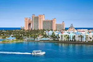Caribbean, Bahamas, Nassau, Paradise Island, Atlantis resort and Harborside Resort