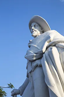 Caribbean, Bahamas, Providence Island, Nassau, Mount Fitzwilliam, Statue of Christopher