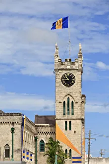 Barbados Gallery: Caribbean, Barbados, Bridgetown, Houses of Parliament