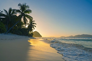 Caribbean, British Virgin Islands, Tortola, Long Bay, Long Bay Beach