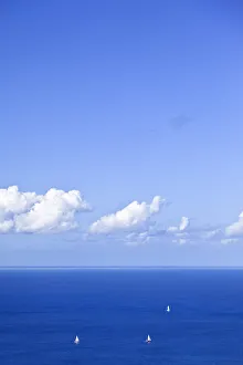 Caribbean, British Virgin Islands, Virgin Gorda, Gorda Peak National Park, view of