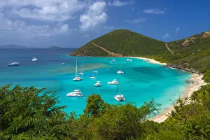 Images Dated 19th May 2015: Caribbean, British Virgin Islands, Jost Van Dyke, White Bay