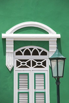 Caribbean, Netherland Antilles, Aruba, Oranjestad, Former home of Dr Eloy Ahrends