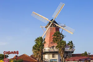 Caribbean, Netherland Antilles, Aruba, Old Dutch Windmill