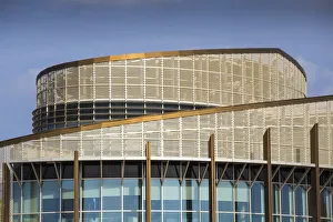 Caribbean, Netherland Antilles, Aruba, Oranjestad, New Parliment building