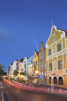 Colonial Buildings Prints: Caribbean, Netherland Antilles, Curacao, Willemstad (UNESCO World Heritage site), Punda