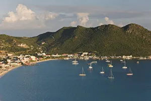 Caribbean, Netherlands Antilles, Sint Maarten, Great Bay & Philipsburg
