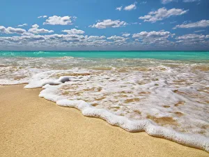 The Caribbean Sea at Seven Mile Beach on Grand Cayman, Cayman Islands, British West Indies