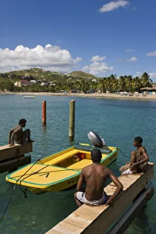Caribbean, St Kitts and Nevis, St Kitts, Frigate Bay Beach