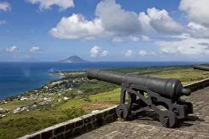 Images Dated 30th April 2008: Caribbean, St Kitts and Nevis, St Kitts, Brimstone Hill Fortress - UNESCO World Heritage