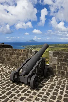 Images Dated 30th April 2008: Caribbean, St Kitts and Nevis, St Kitts, Brimstone Hill Fortress - UNESCO World Heritage