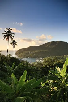 Caribbean, St Lucia, Marigot Bay and Harbour