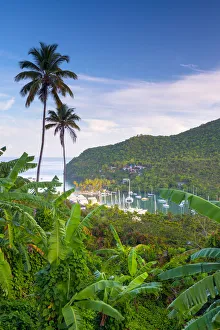 Caribbean, St Lucia, Marigot, Marigot Bay