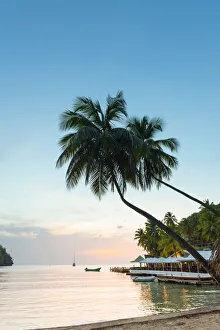 West Indian Prints: Caribbean, St Lucia, Marigot, Marigot Bay, Marigot Bay Beach Club Hotel, Doolittle s