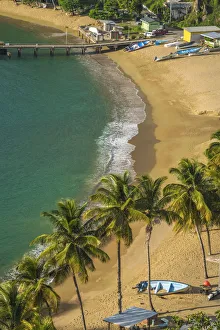 Caribbean, Trinidad and Tobago, Tobago, Parlatuvier Bay, Parlatuvier
