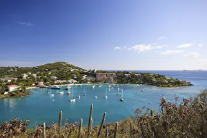 Images Dated 24th August 2010: Caribbean, US Virgin Islands, St. John, Virgin Islands National Park, Lind Point trail
