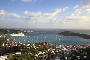 Images Dated 29th July 2010: Caribbean, US Virgin Islands, St. Thomas, Yacht Haven Grande Marina