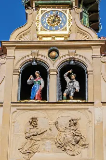 Clock Prints: Carillon, Glockenspielplatz, Graz, Styria, Austria
