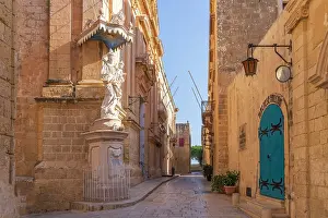 Mdina Prints: The Carmelite Church, Mdina (old capital of Malta), Malta